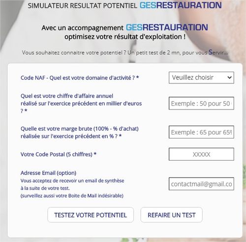 Am&eacute;liorez le r&eacute;sultat de votre entreprise avec GesRestauration