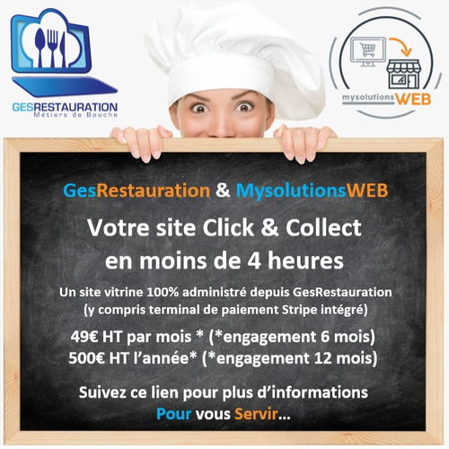 Click & Collect en 4 heures - Restaurants stations de ski - Urgent