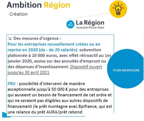 La r&eacute;gion Auvergne Rh&ocirc;ne Alpes lance un plan d'aides montagne