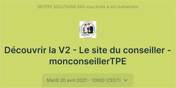 Webinar Le site du conseiller - monconseillerTPE V2 - Vous inscrire