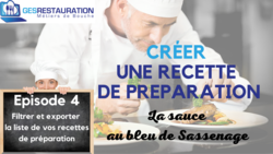 Cr&eacute;er une pr&eacute;paration - La sauce au bleu de Sassenage - Episode 4 /11