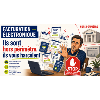 Facturation &eacute;lectronique: ils sont hors p&eacute;rim&egrave;tre, ils vous harc&egrave;lent