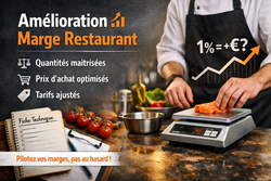 Am&eacute;lioration marge restaurant : 3 leviers concrets et mesurables